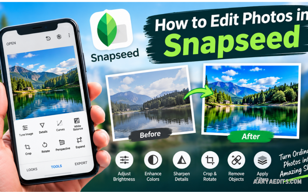 How to Edit Photos in Snapseed: Complete Professional Guide