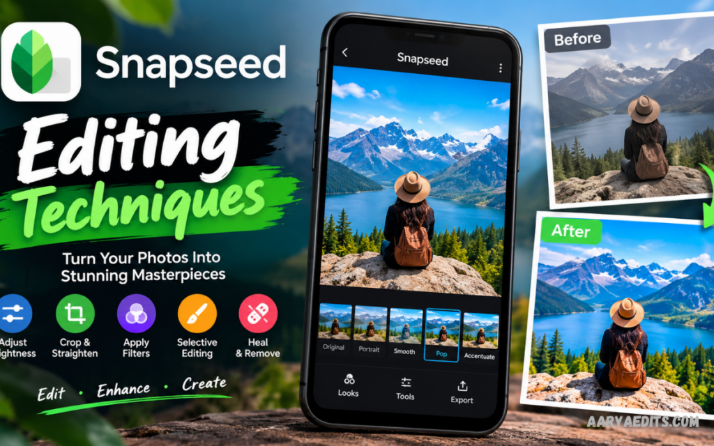 Snapseed Editing Techniques