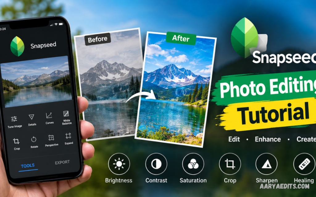Snapseed Photo Editing TutorialSnapseed Photo Editing Tutorial