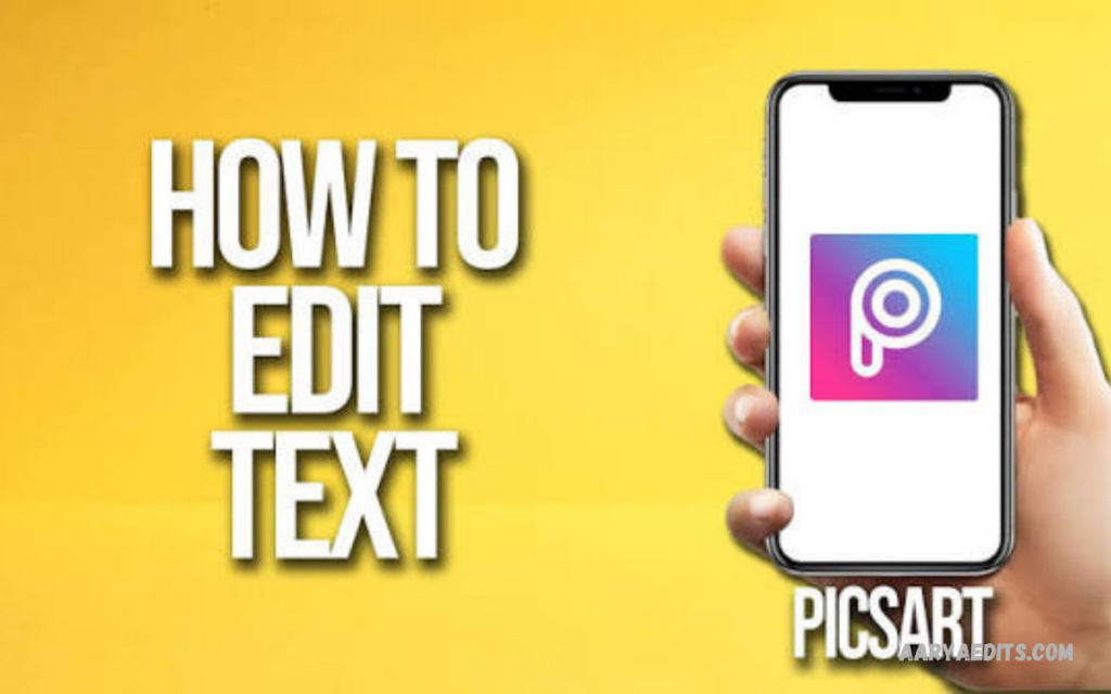PicsArt Text Editing